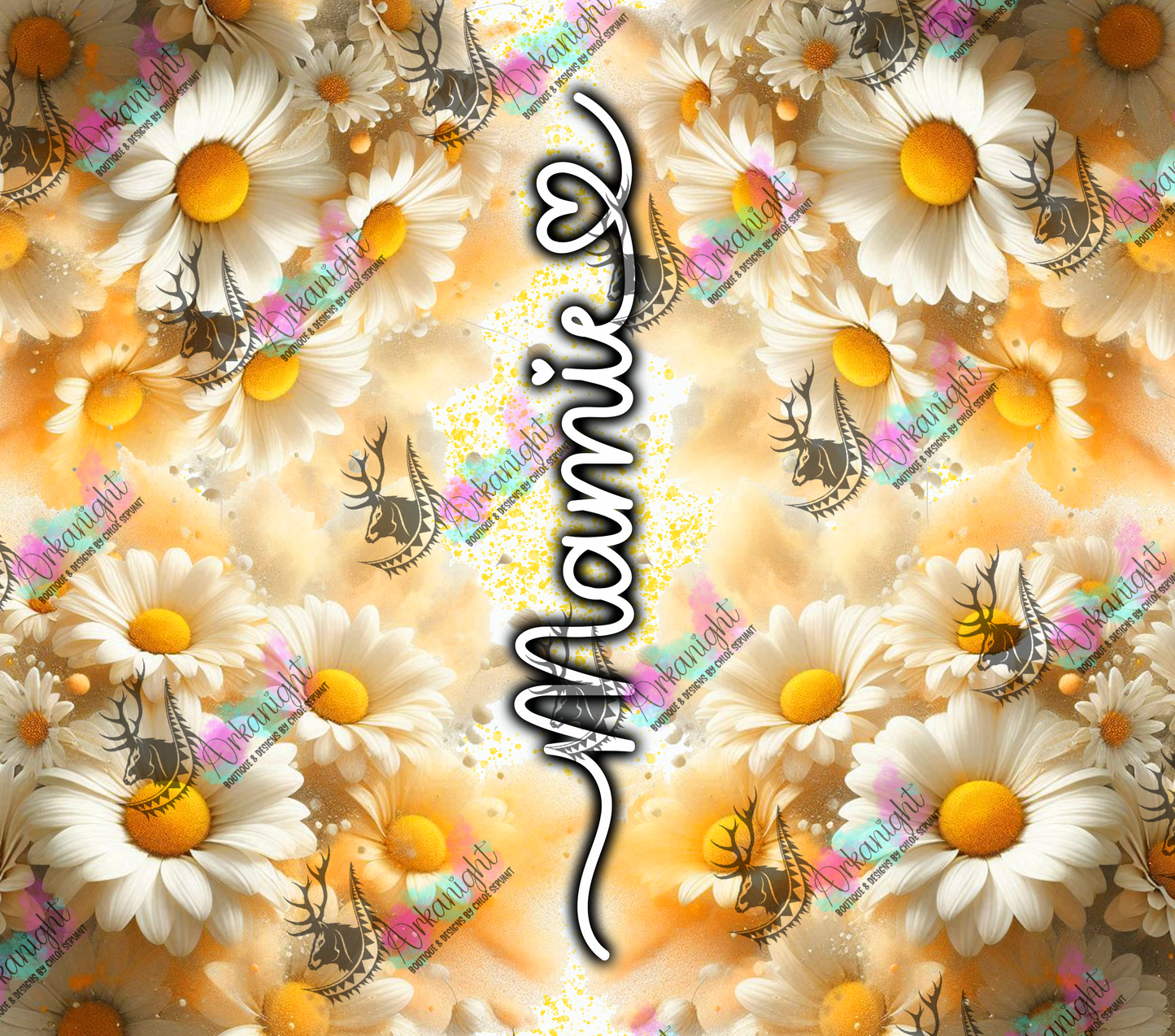Numérique - Collection Fête des mères 2025 - Daisies Maman- Mamie - Marraine - Sans Texte
