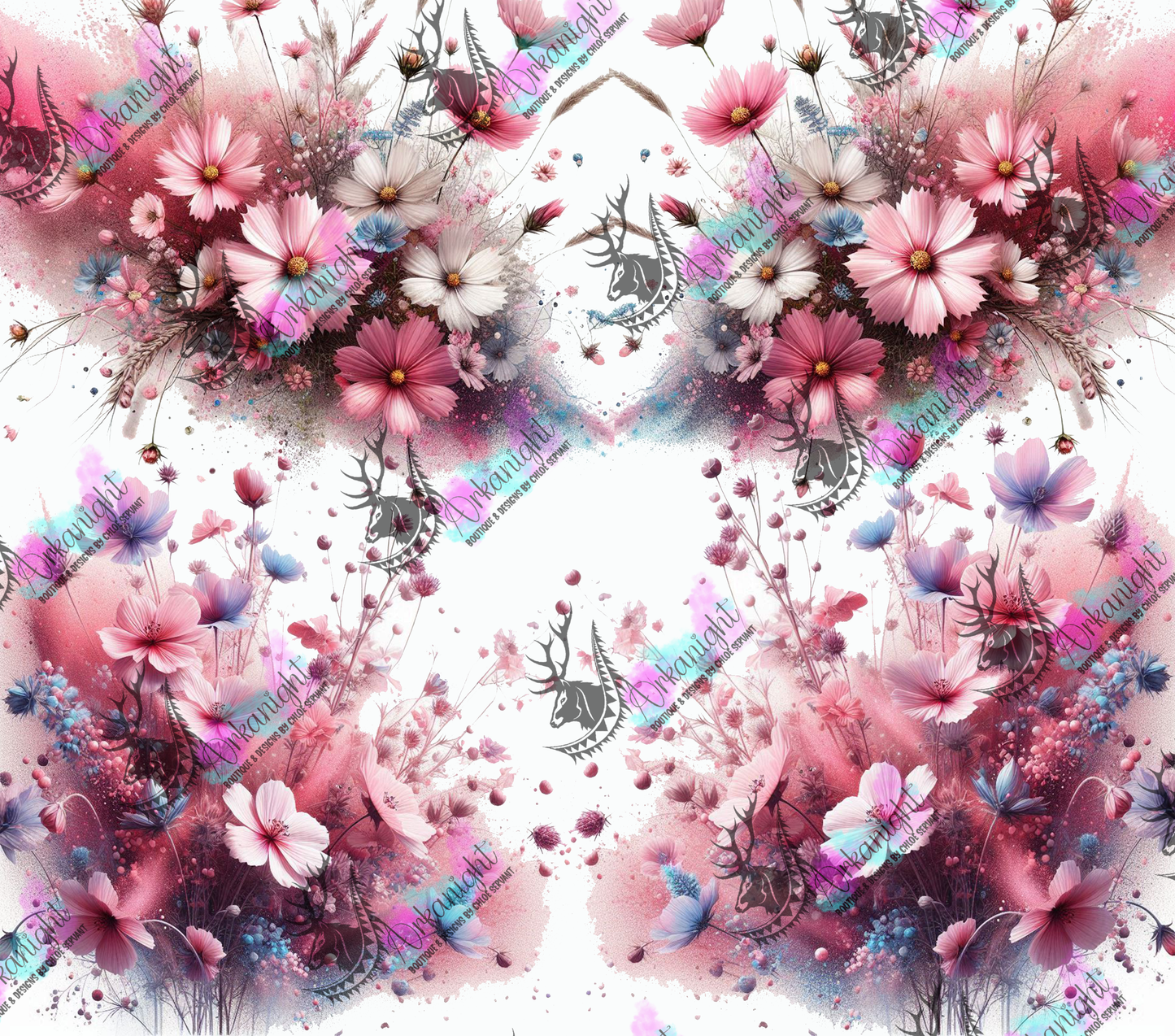 Numérique - Collection Fête des mères 2025 - Wild Flower Maman- Mamie - Marraine - Sans Texte