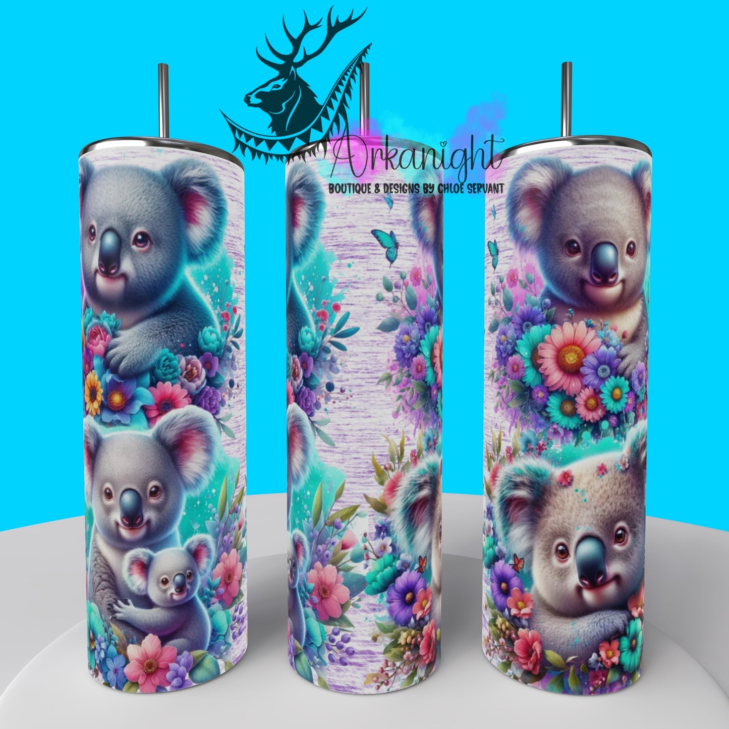 Gourde sur commande - Collection animals on rocks - Koala