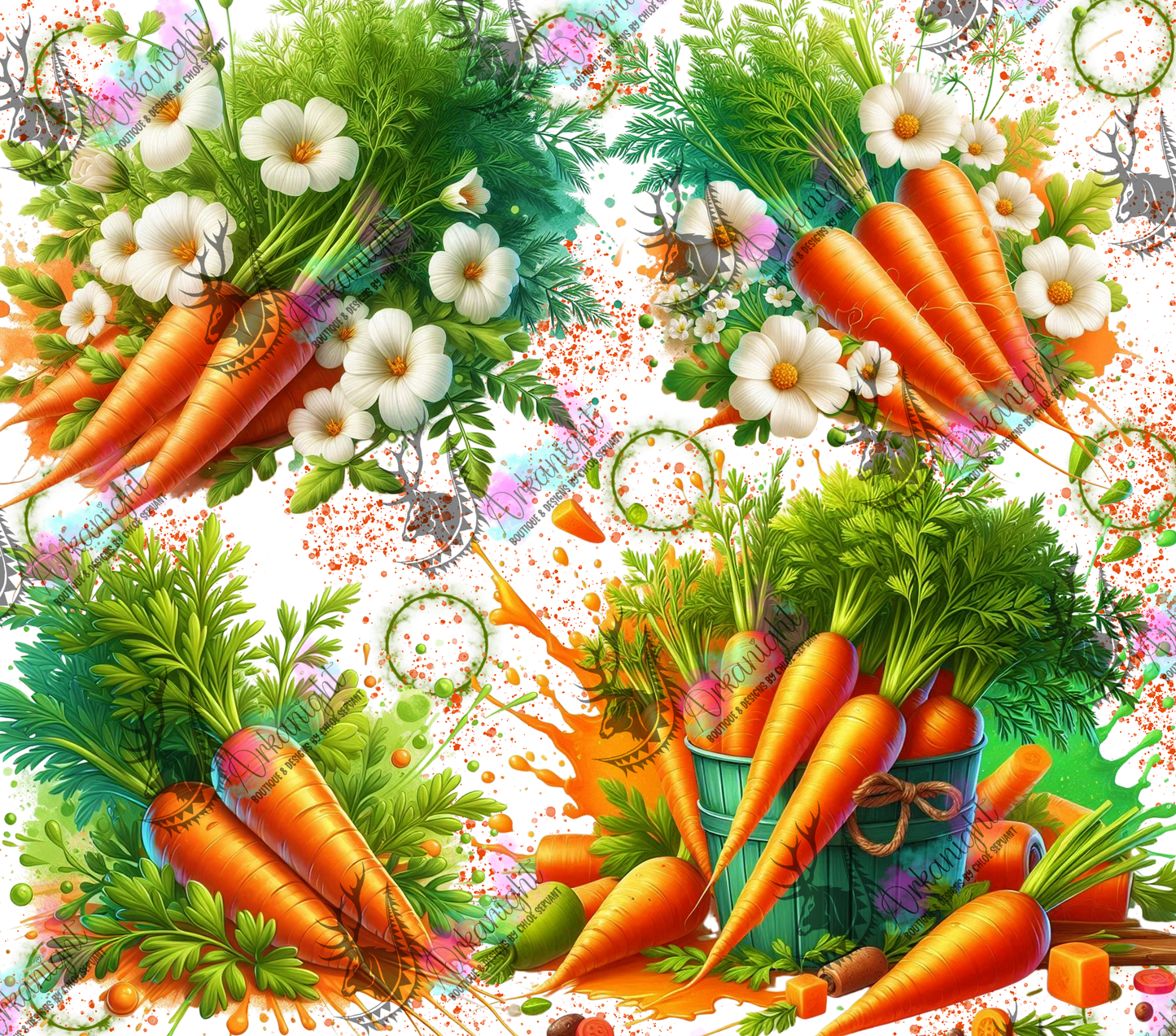 Numérique - Collection Fruits & Légumes 2025 - Carottes