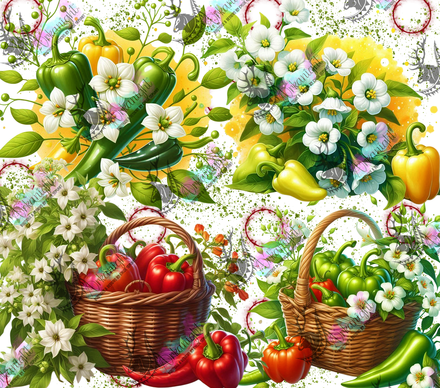 Numérique - Collection Fruits & Légumes 2025 - Poivrons