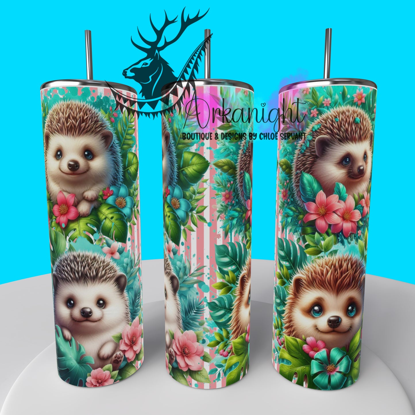 Gourde sur commande - Collection Monstera & Animals 2025 - Hérisson