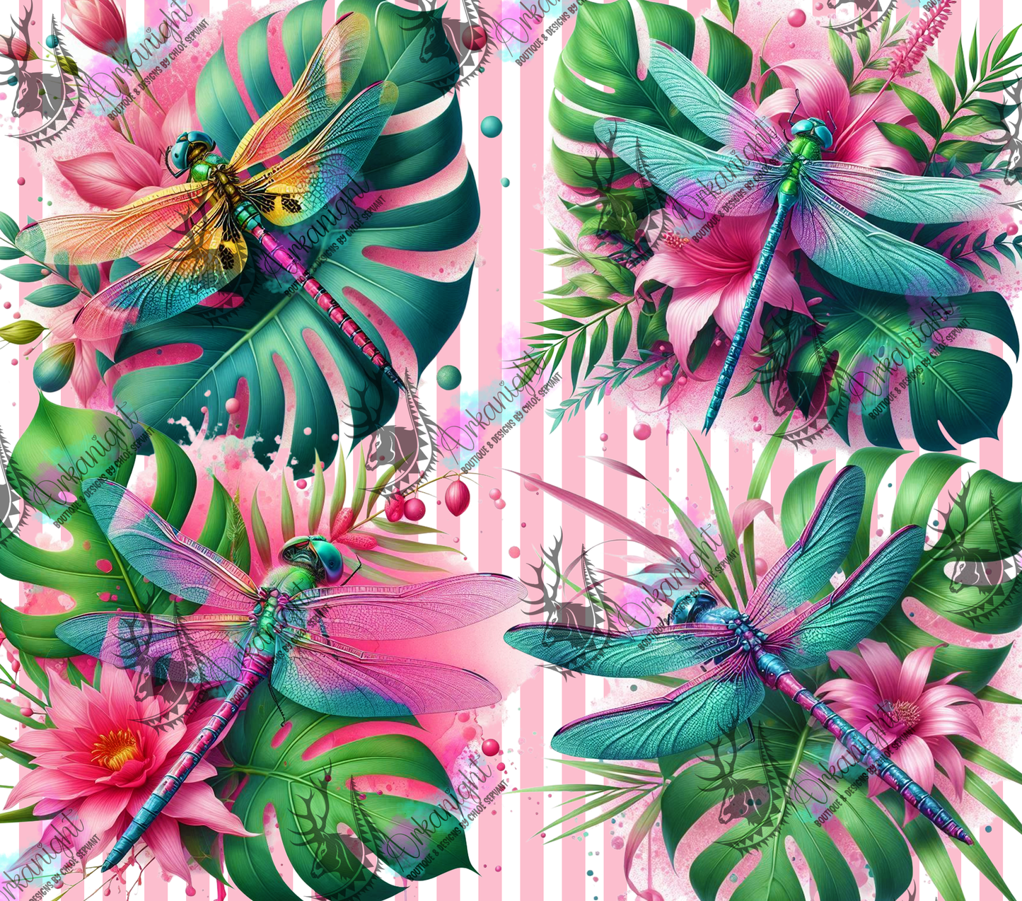 Numérique - Collection Monstera & Animals 2025 - Dragonfly