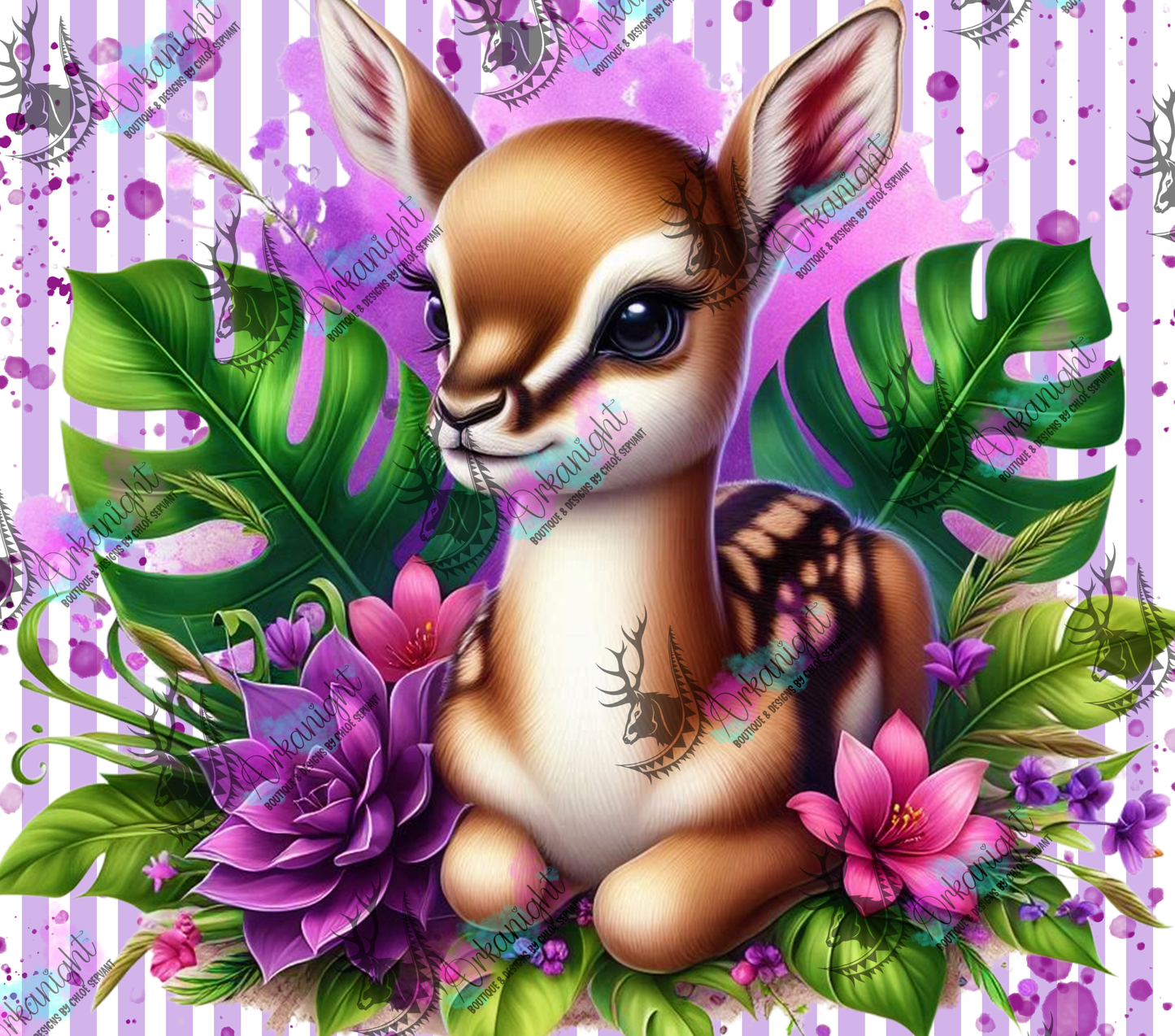 Numérique - Collection Monstera & Animals 2025 - Baby Gazelle