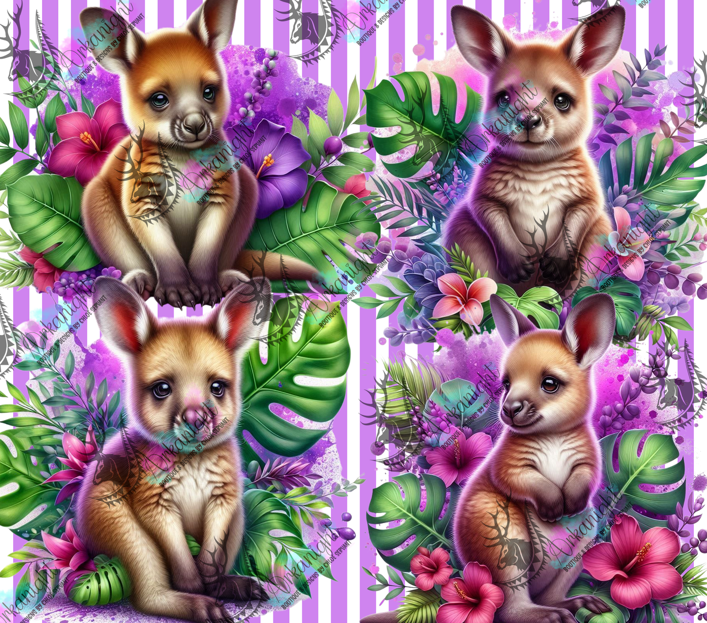 Numérique - Collection Monstera & Animals 2025 - Baby Kangoroo