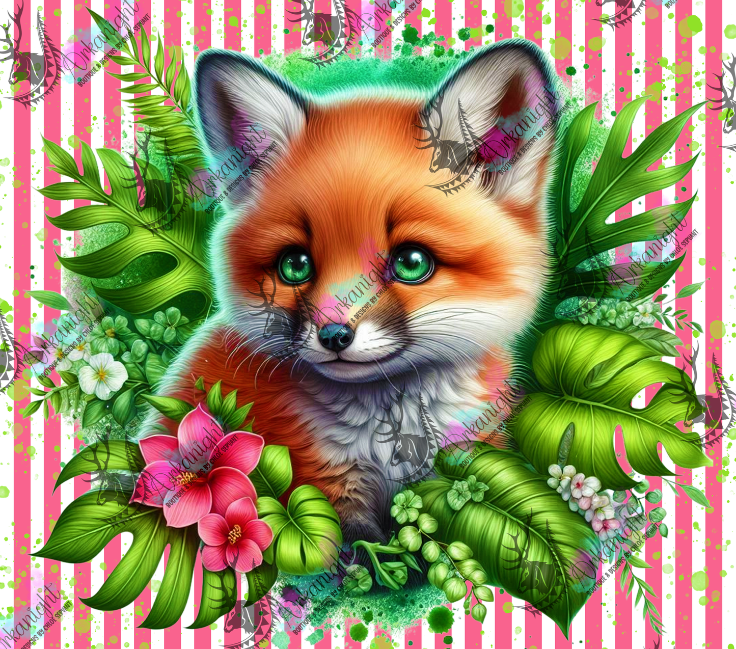 Numérique - Collection Monstera & Animals 2025 - Baby Fox - 02