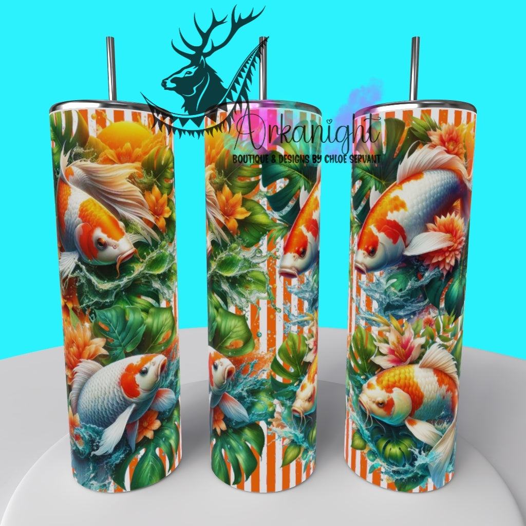 Gourde sur commande - Collection Monstera & Animals 2025 - Koï Fish
