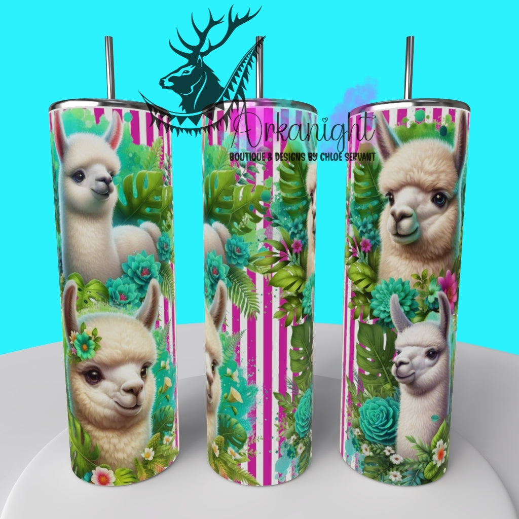 Gourde sur commande - Collection Monstera & Animals 2025 - Llama