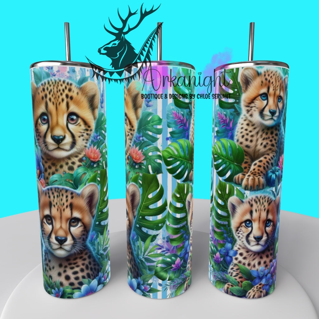 Gourde sur commande - Collection Monstera & Animals 2025 - Baby Cheetah