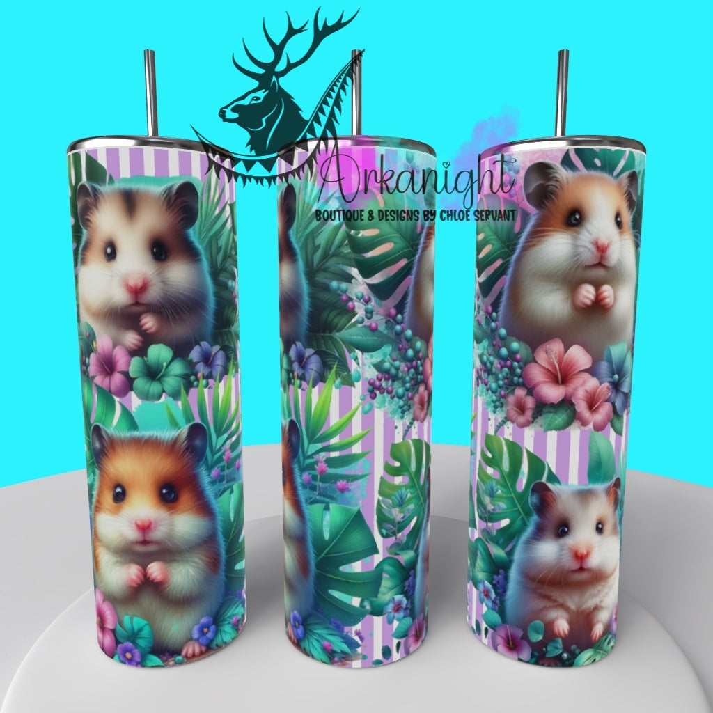 Gourde sur commande - Collection Monstera & Animals 2025 - Baby Hamster