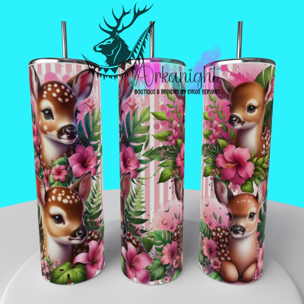 Gourde sur commande - Collection Monstera & Animals 2025 - Baby Deer