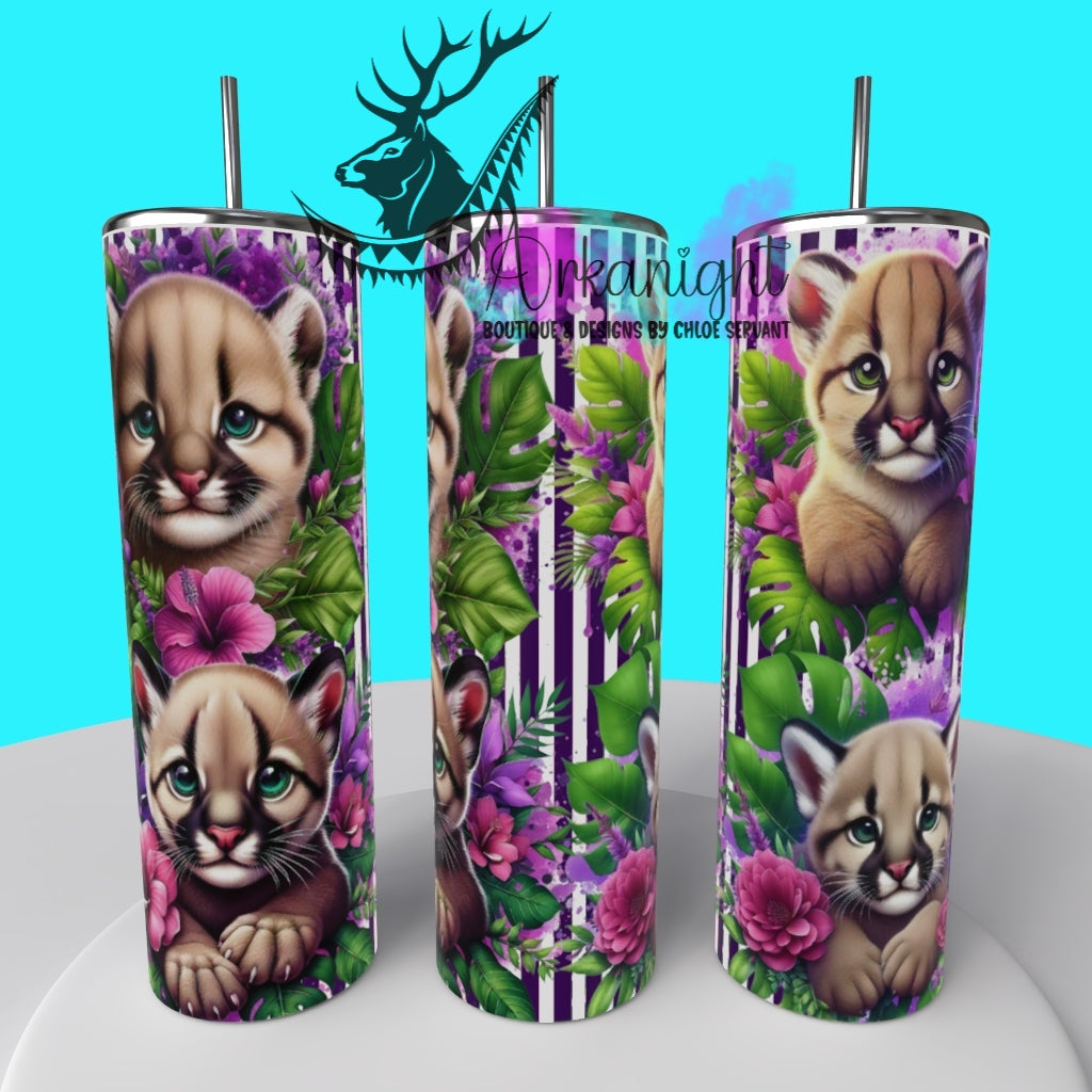 Gourde sur commande - Collection Monstera & Animals 2025 - Baby Puma