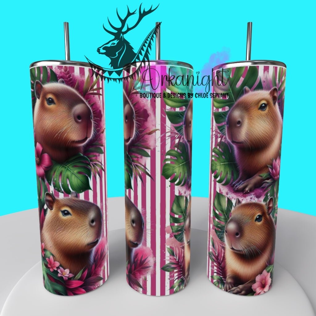 Gourde sur commande - Collection Monstera & Animals 2025 - Baby Capybara