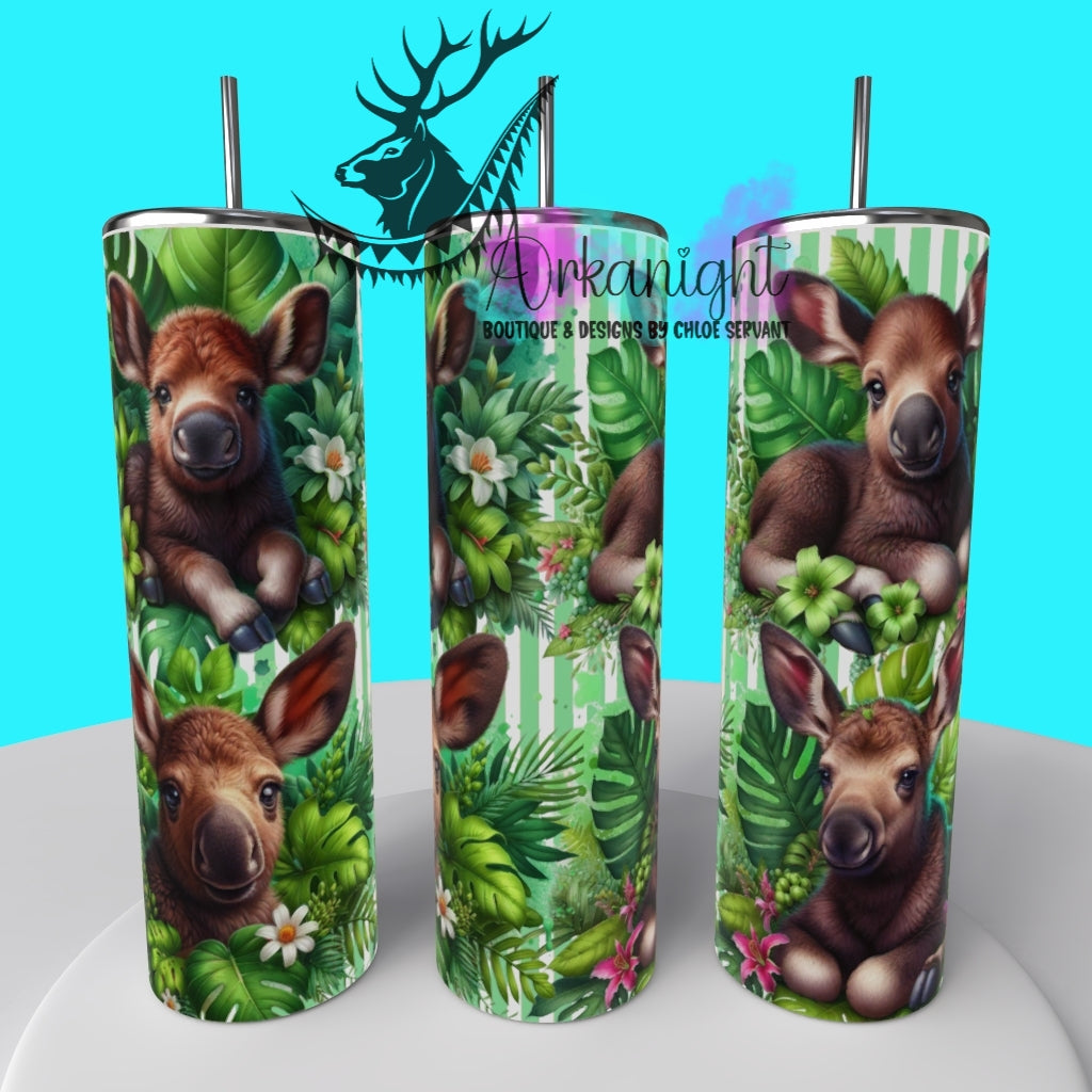 Gourde sur commande - Collection Monstera & Animals 2025 - Baby Moose