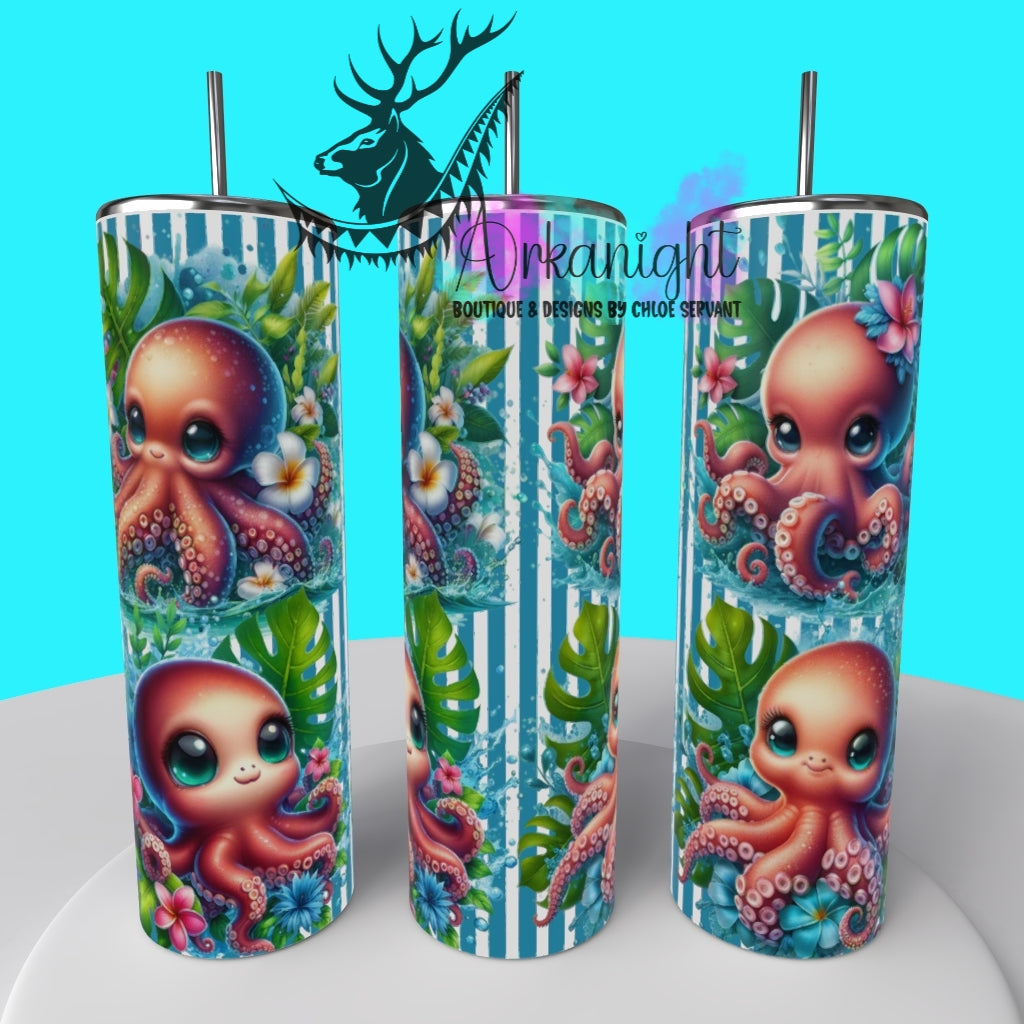 Gourde sur commande - Collection Monstera & Animals 2025 - Baby Octopus