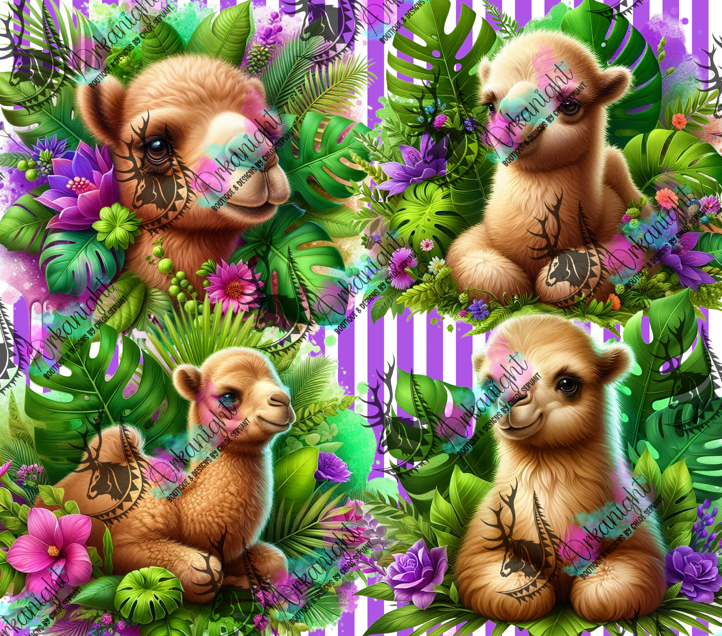 Numérique - Collection Monstera & Animals 2025 - Baby Camel