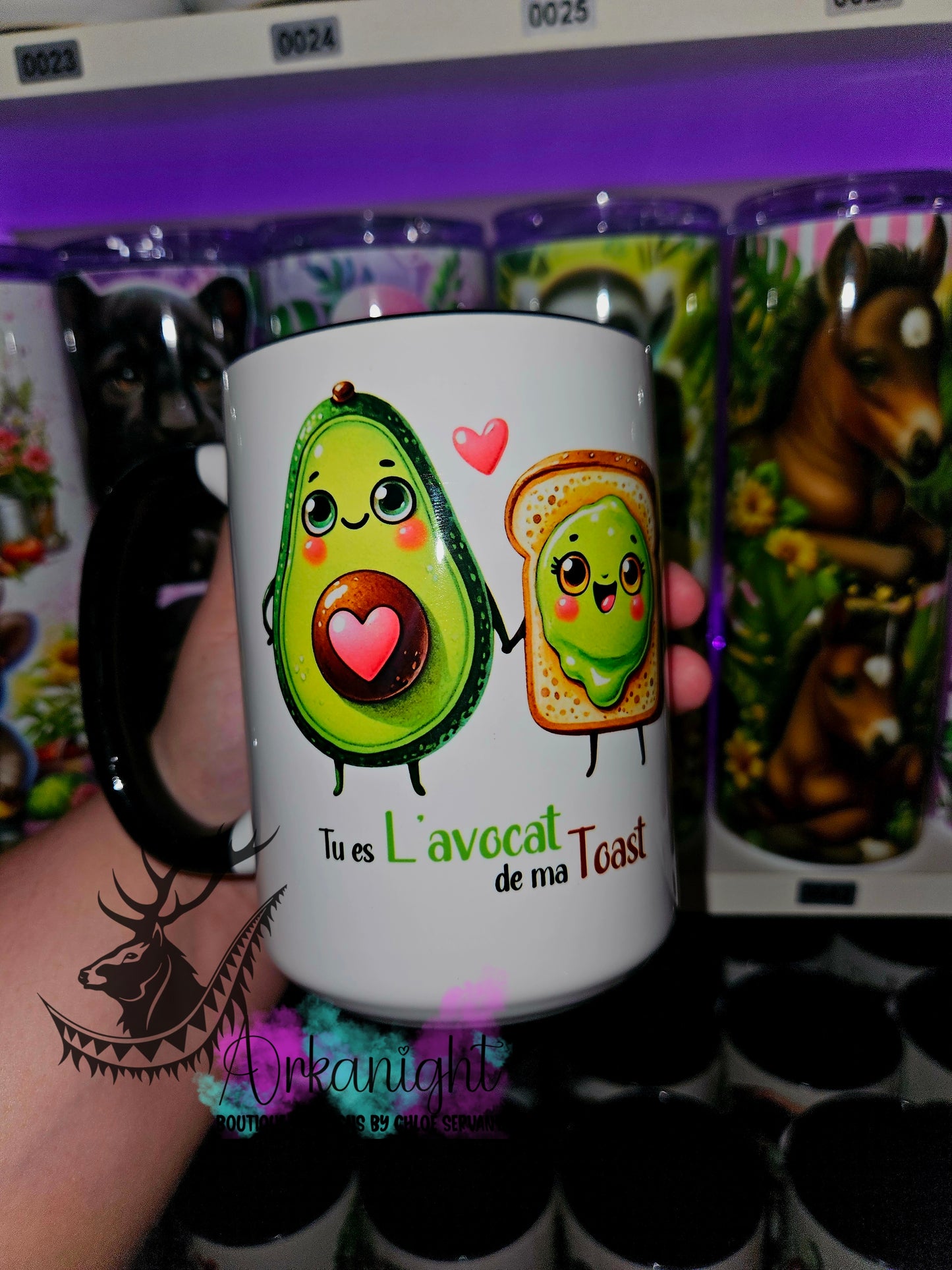 Tasse en céramique sur commande - L'avocat de ma Toast