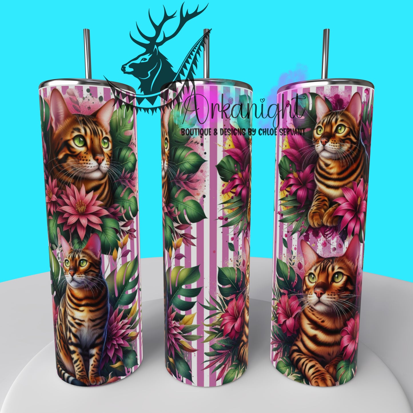 Gourde sur commande - Collection Monstera & Chat 2025 - Bengal