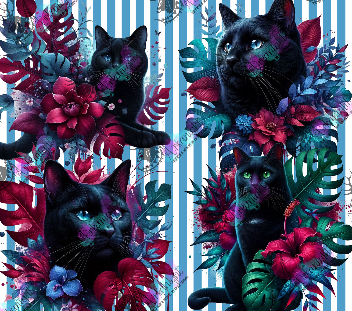 Numérique - Collection Monstera & Chat 2025 - Black Cat