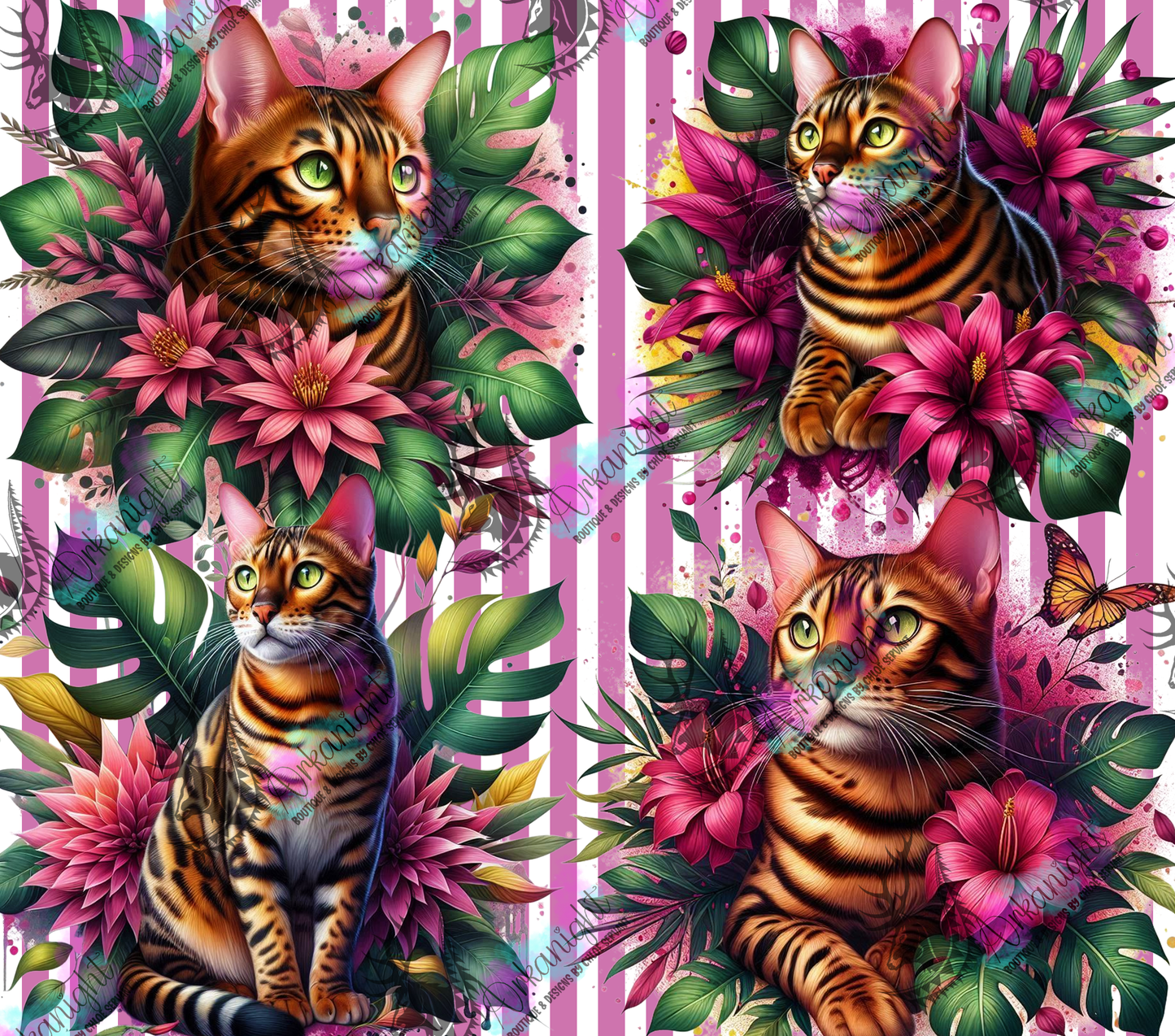 Numérique - Collection Monstera & Chat 2025 - Bengal