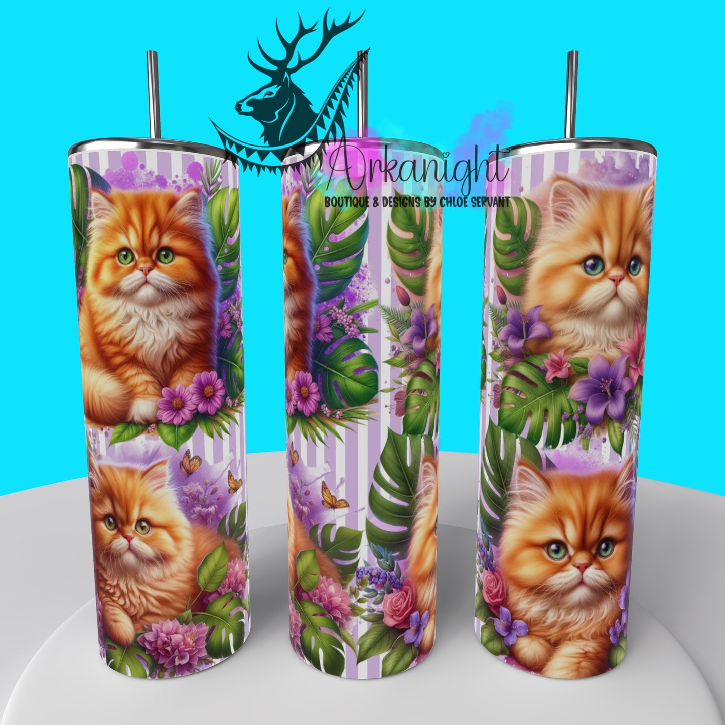 Gourde sur commande - Collection Monstera & Chaton 2025 - Persan Roux