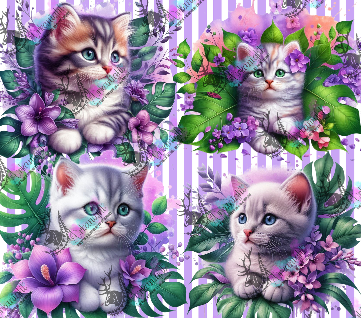 Numérique - Collection Monstera & Chaton 2025 - Mix - 01