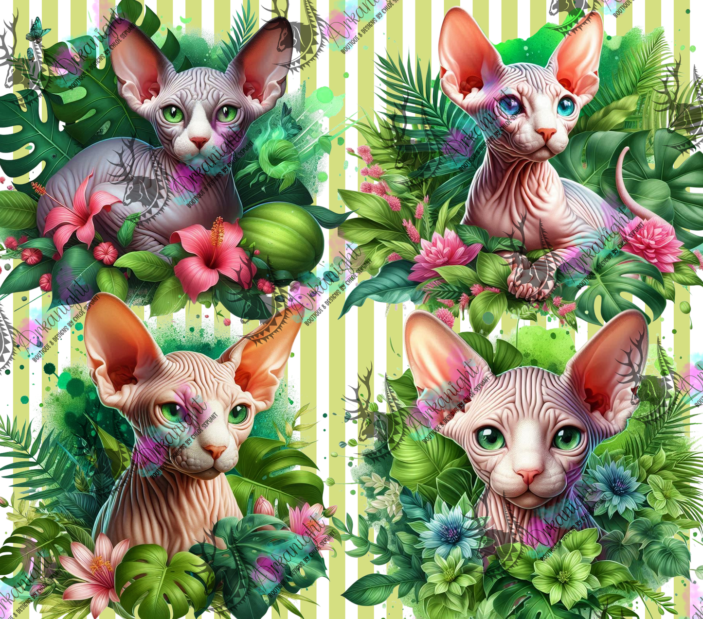 Numérique - Collection Monstera & Chaton 2025 - Spynx