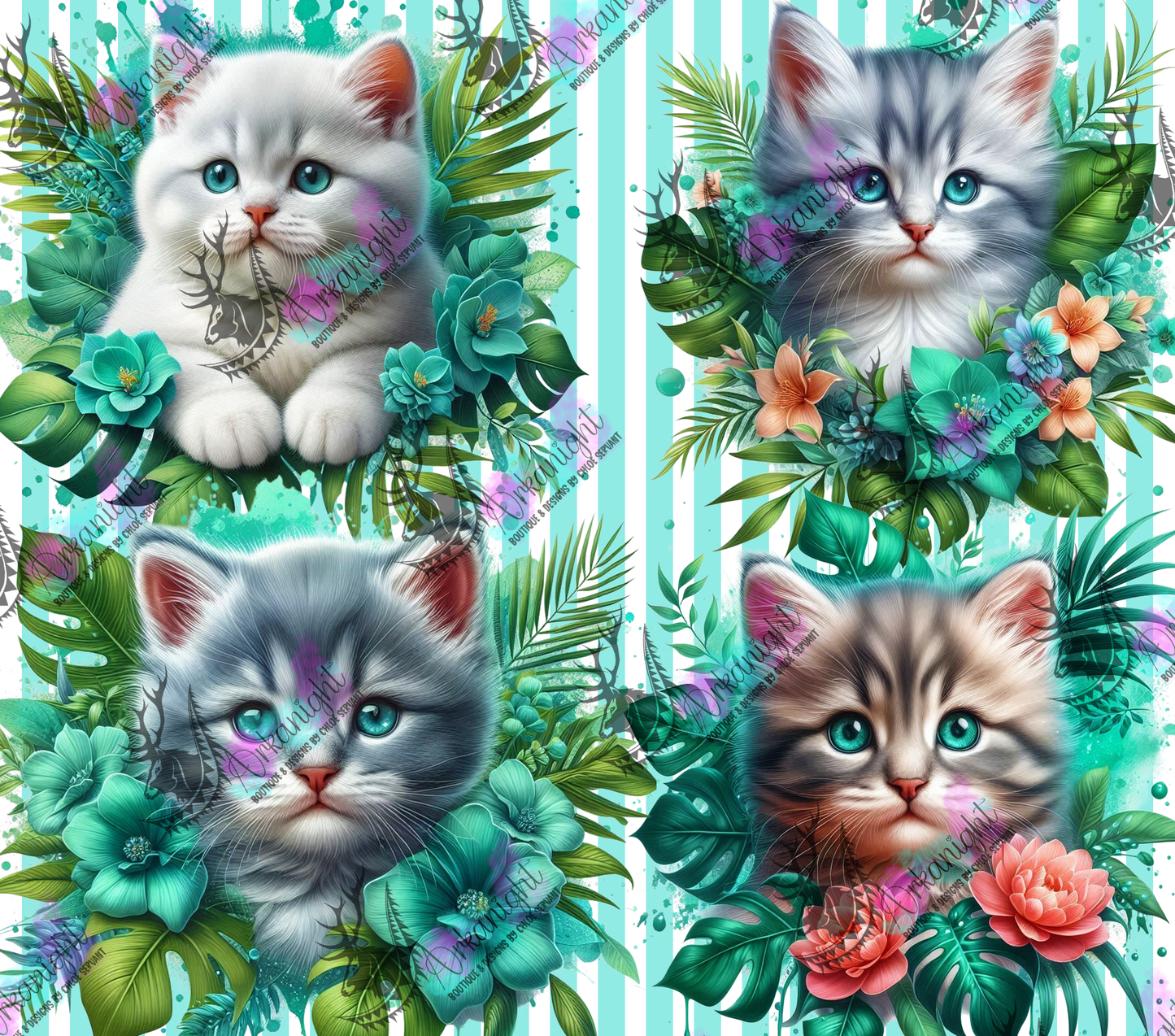 Numérique - Collection Monstera & Chaton 2025 - Mix - 03