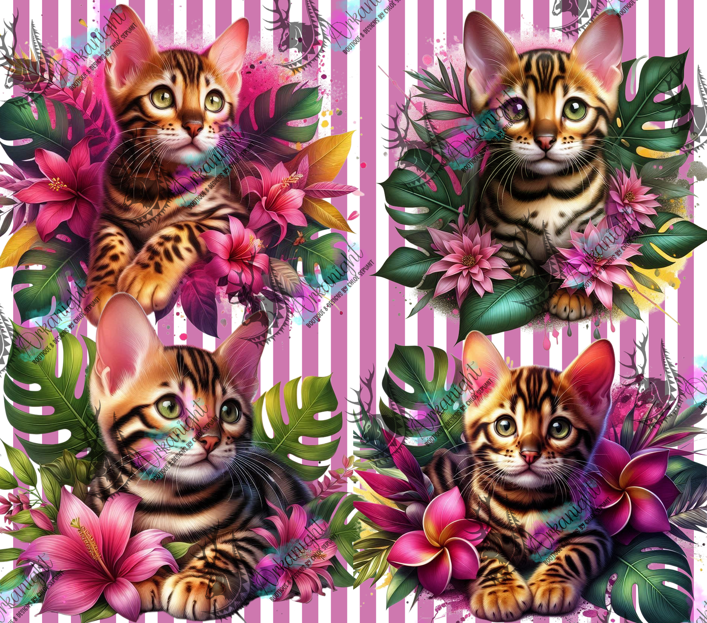 Numérique - Collection Monstera & Chaton 2025 - Bengal