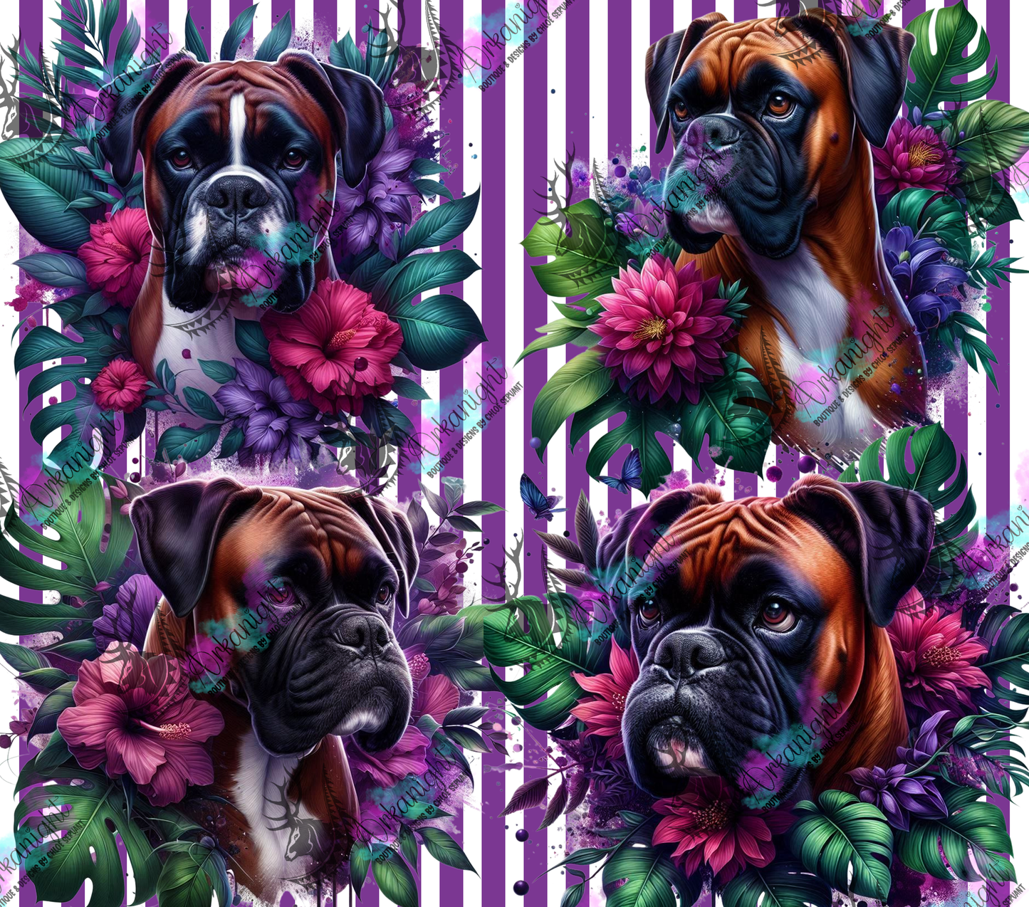 Numérique - Collection Monstera & Chien 2025 - Boxer