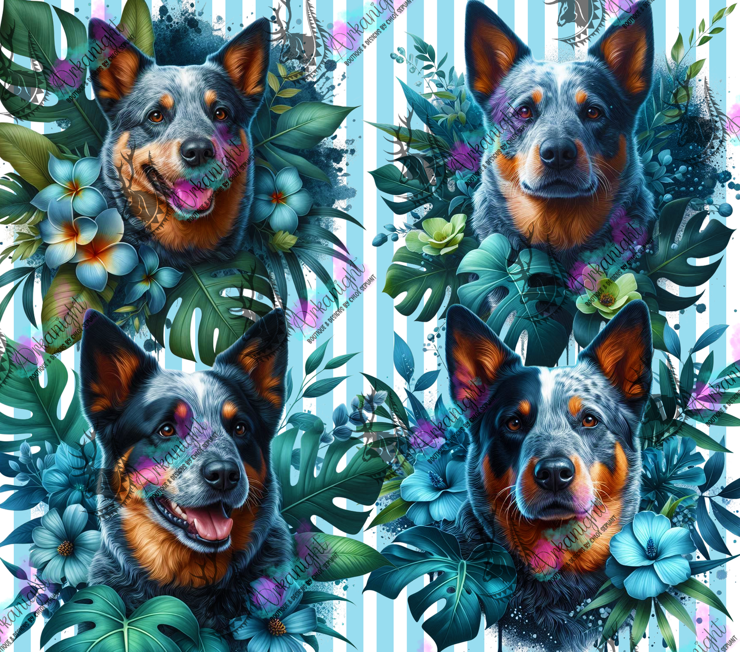 Numérique - Collection Monstera & Chien 2025 - Cattle Dog