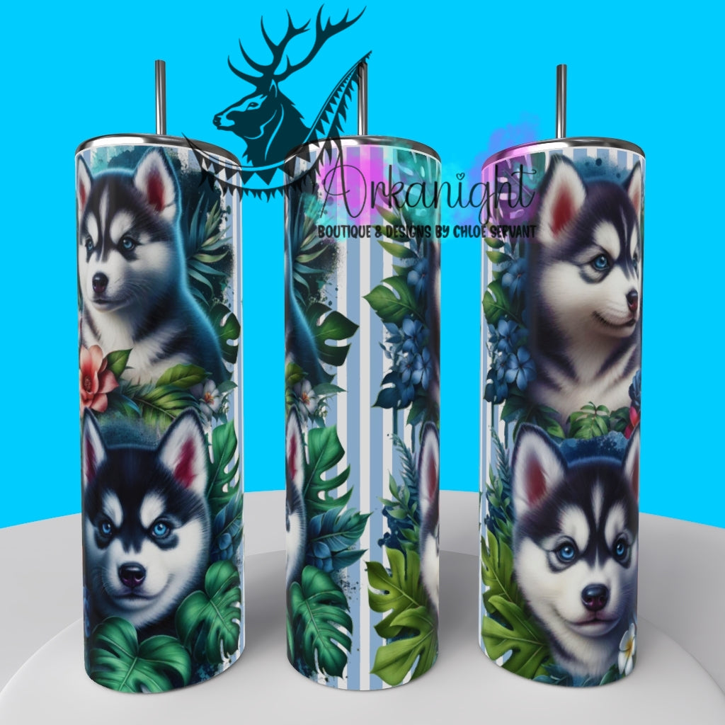 Gourde sur commande - Collection Monstera & Chiot 2025 - Husky