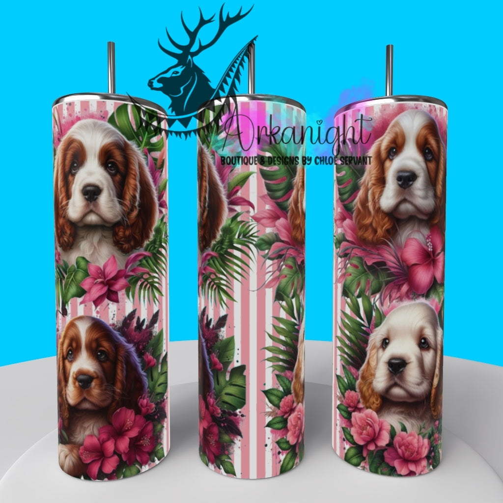 Gourde sur commande - Collection Monstera & Chiot 2025 - English Cocker