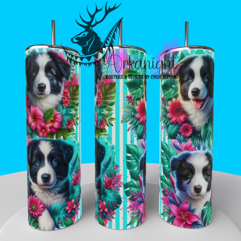 Gourde sur commande - Collection Monstera & Chiot 2025 - Border Collie