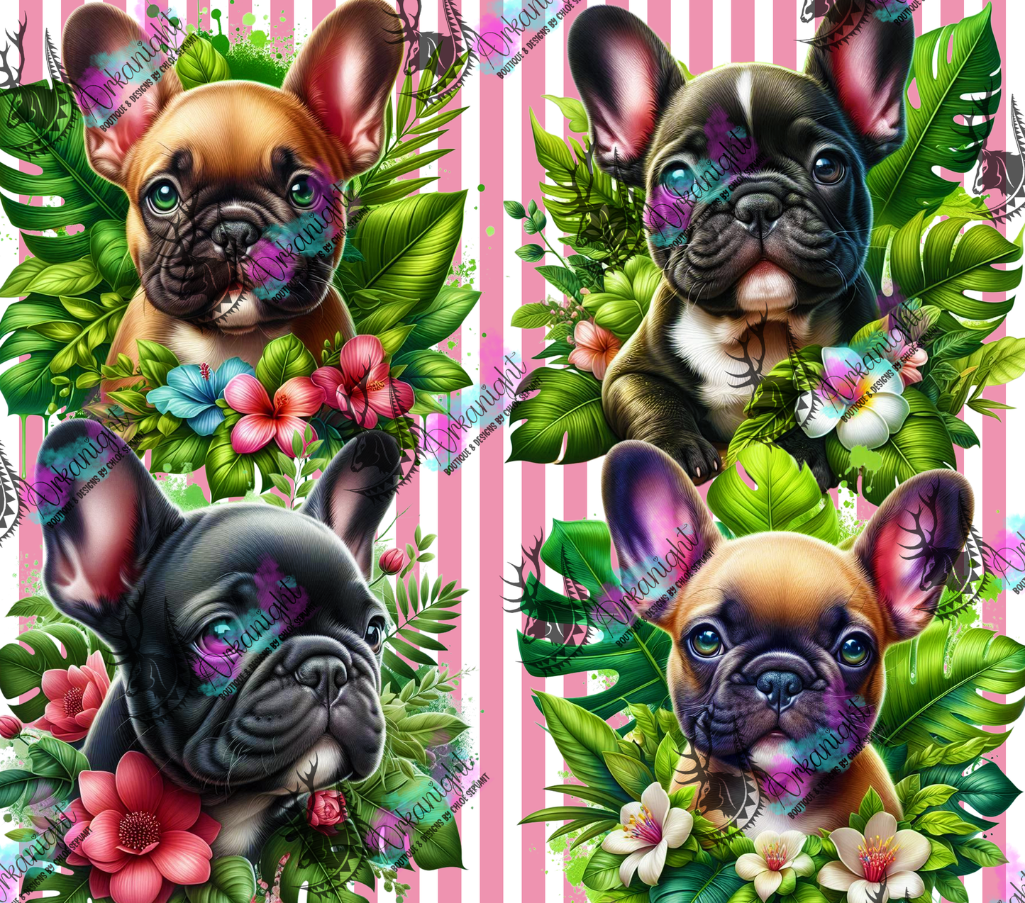 Numérique - Collection Monstera & Chiot 2025 - Frenchie
