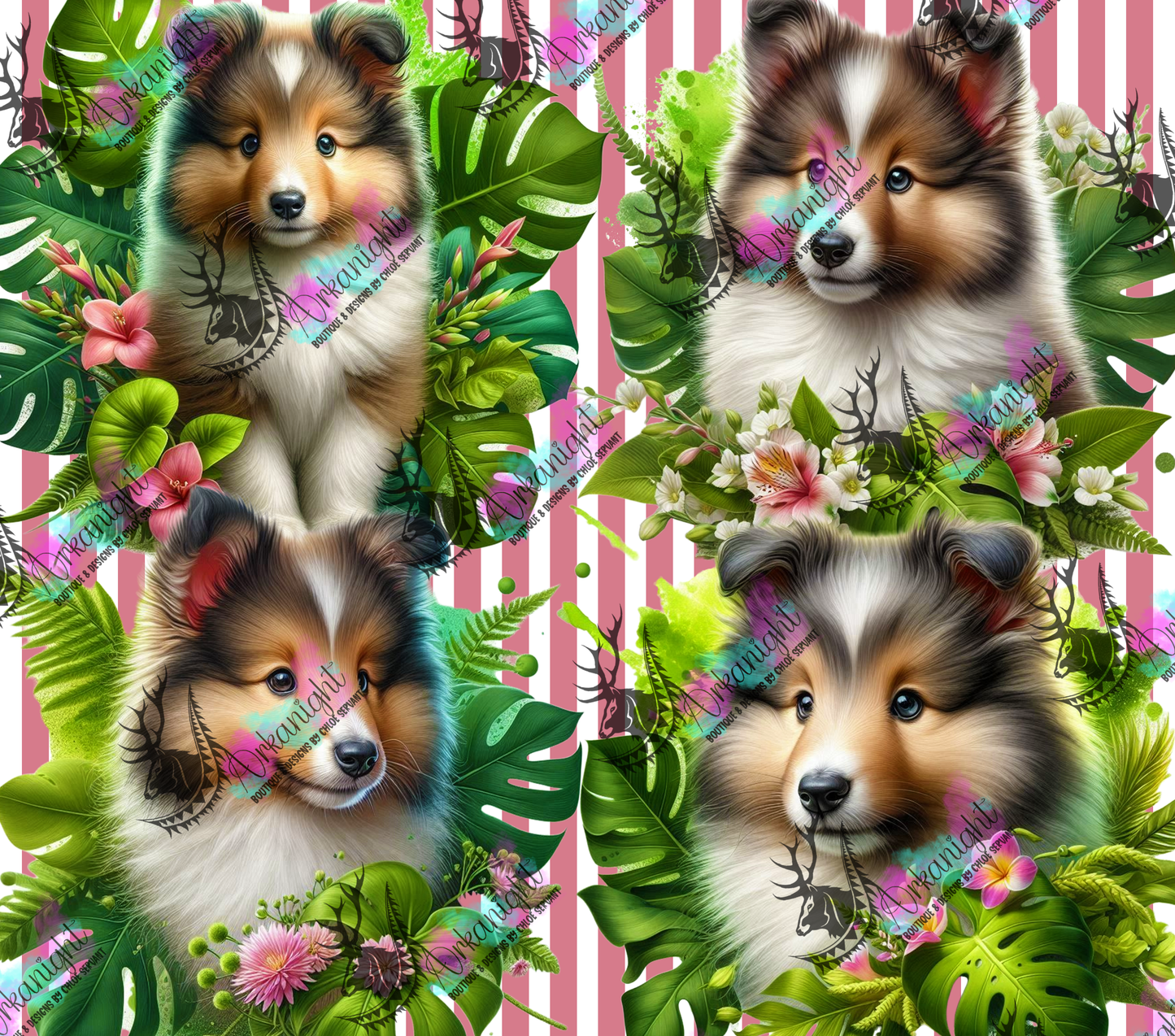 Numérique - Collection Monstera & Chiot 2025 - Shetland