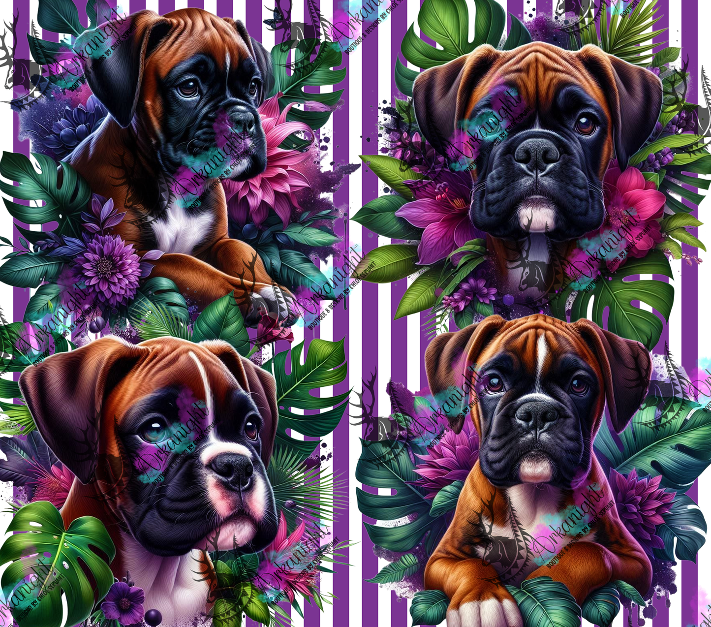 Numérique - Collection Monstera & Chiot 2025 - Boxer