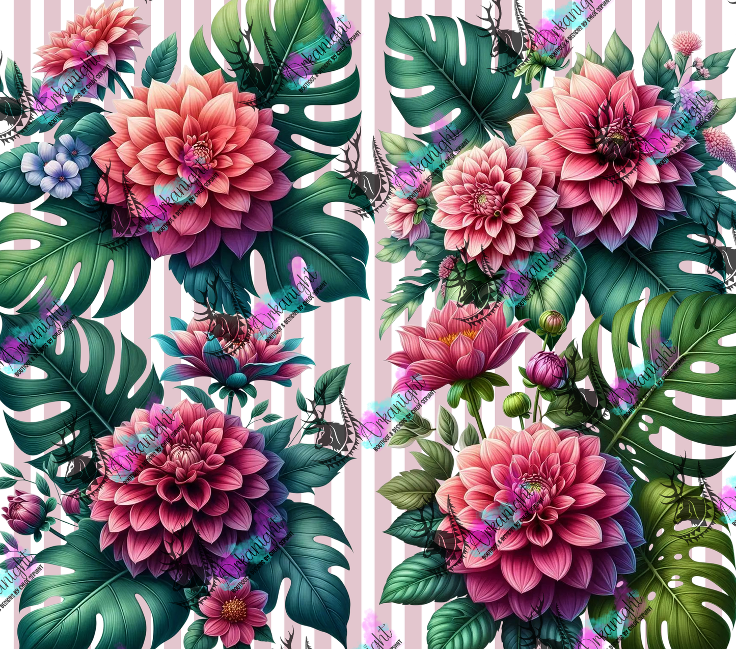 Numérique - Collection Monstera & Fleurs - 05