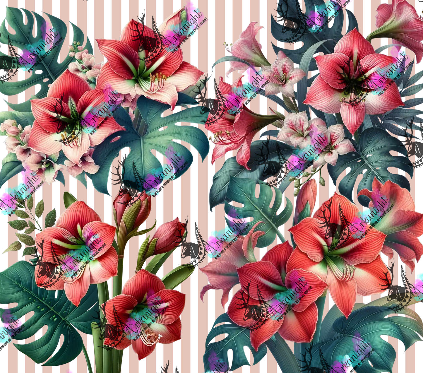 Numérique - Collection Monstera & Fleurs - 03