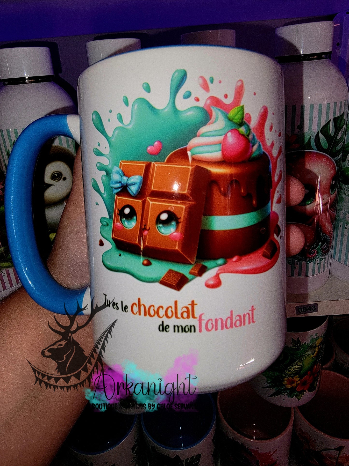 Tasse en céramique sur commande - Chocolat de mon Fondant
