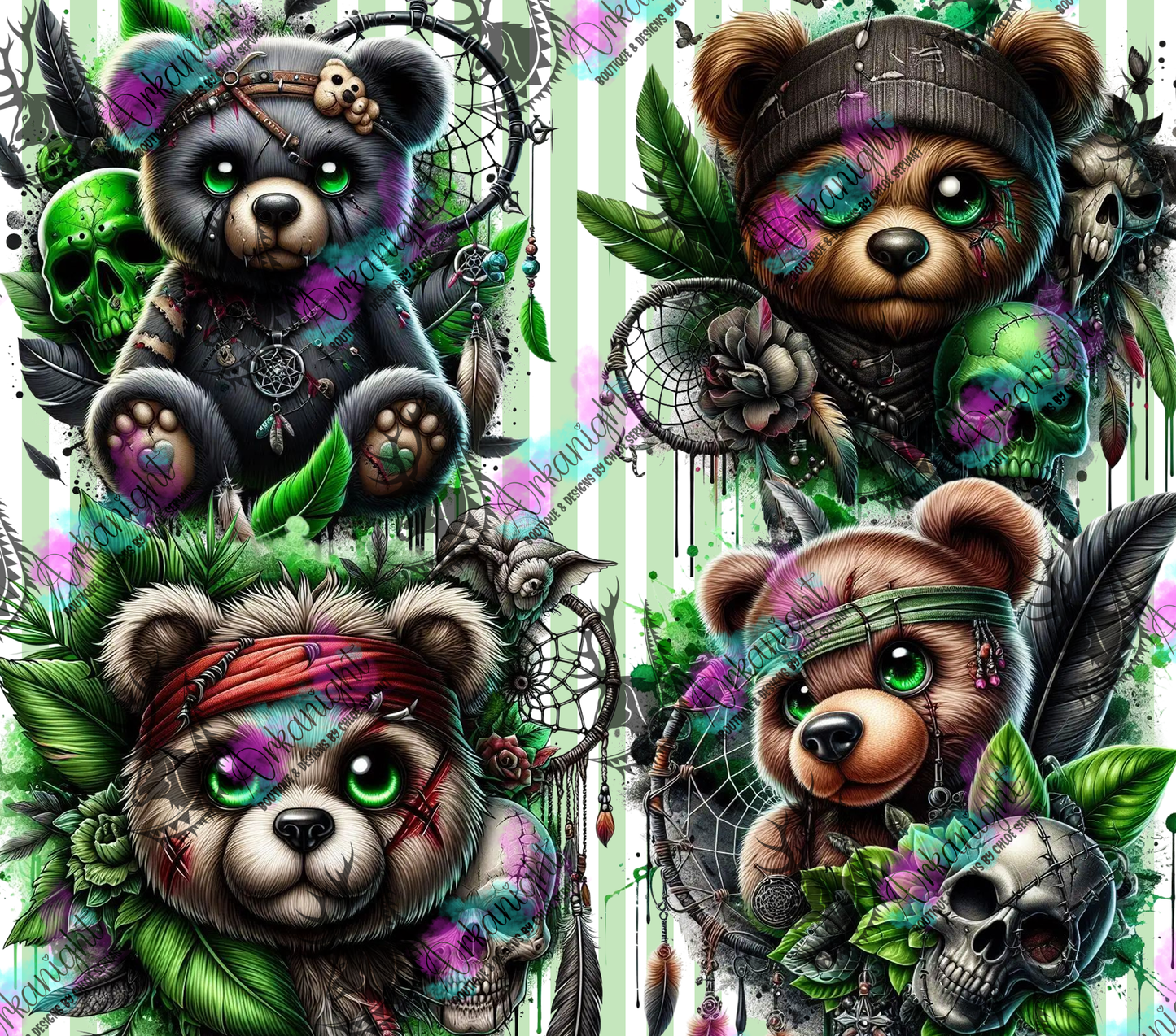 Numérique - Collection Monstera & Halloween 2025 - Ours