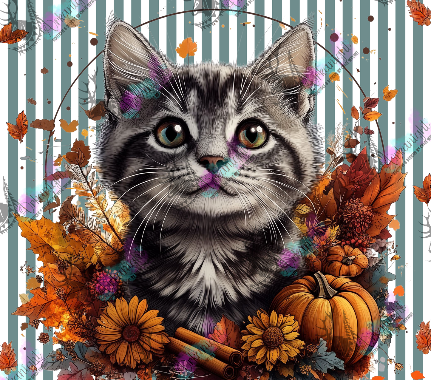 Numérique - Collection Monstera & Automne 2025 - Baby Grey Cat