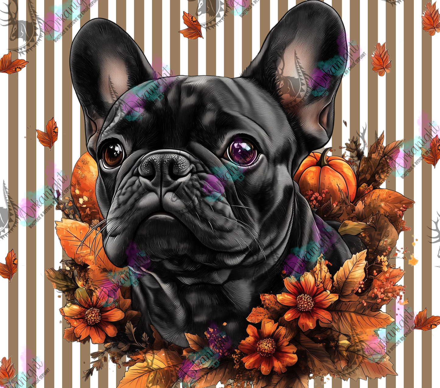 Numérique - Collection Monstera & Automne 2025 - Frenchie Noir