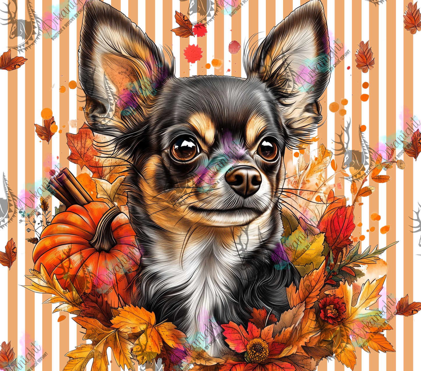 Numérique - Collection Monstera & Automne 2025 - Chihuahua Foncé