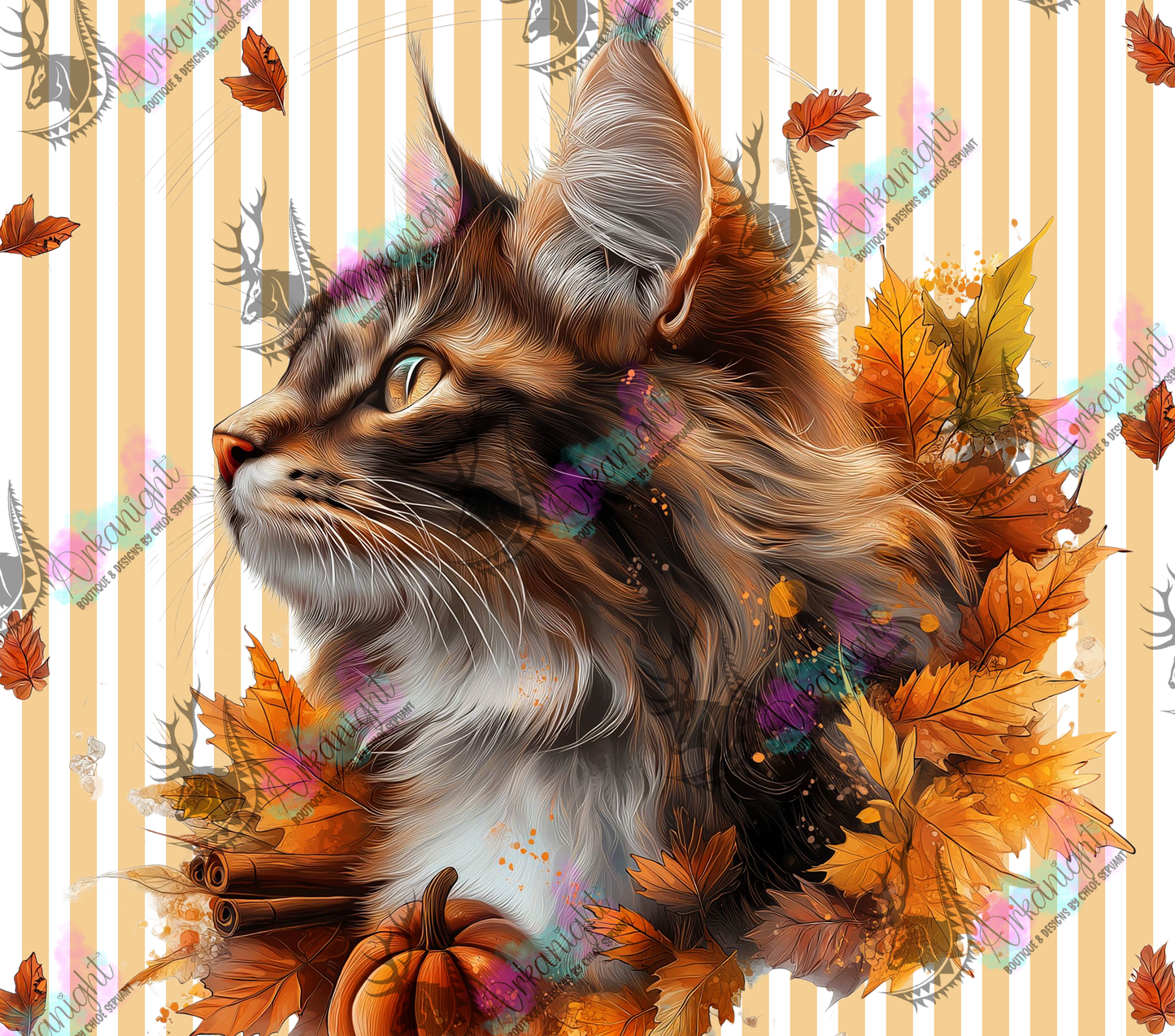 Numérique - Collection Monstera & Automne 2025 - Brown Cat