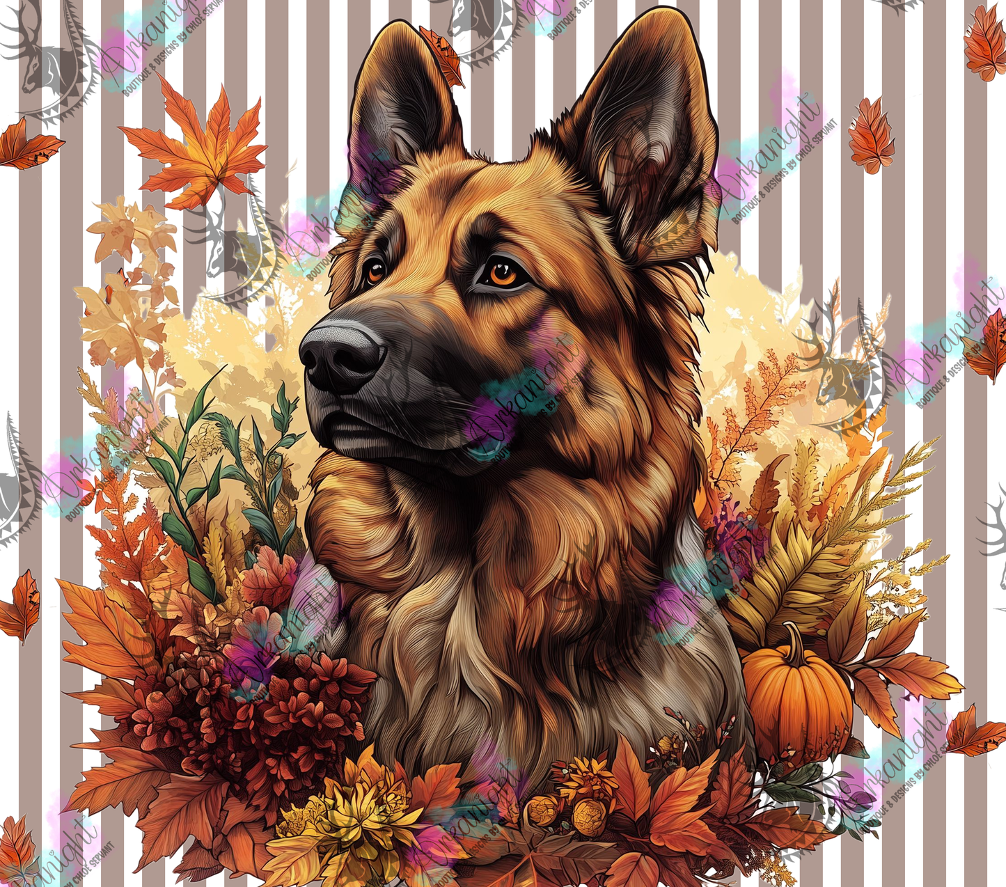 Numérique - Collection Monstera & Automne 2025 - Berger Allemand