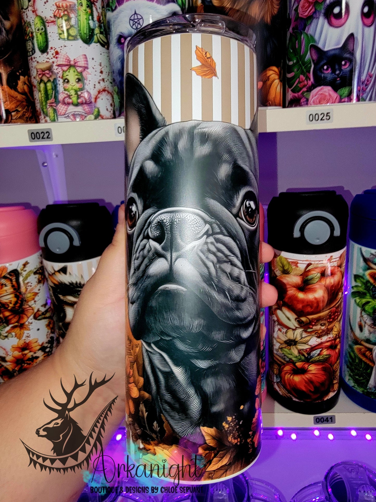 Gourde sur commande - Collection Automne 2025 - Frenchie Noir