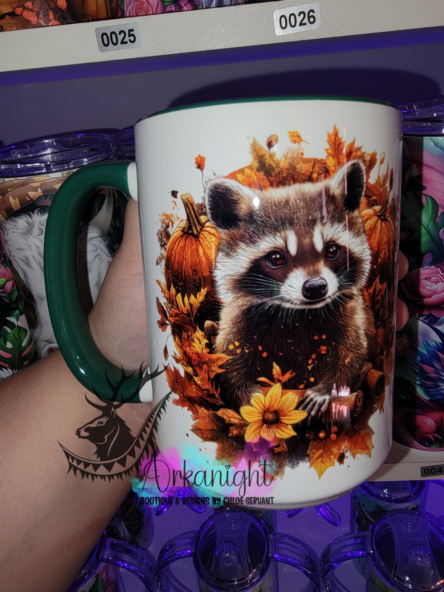 Tasse en céramique sur commande - Collection Automne - Raton