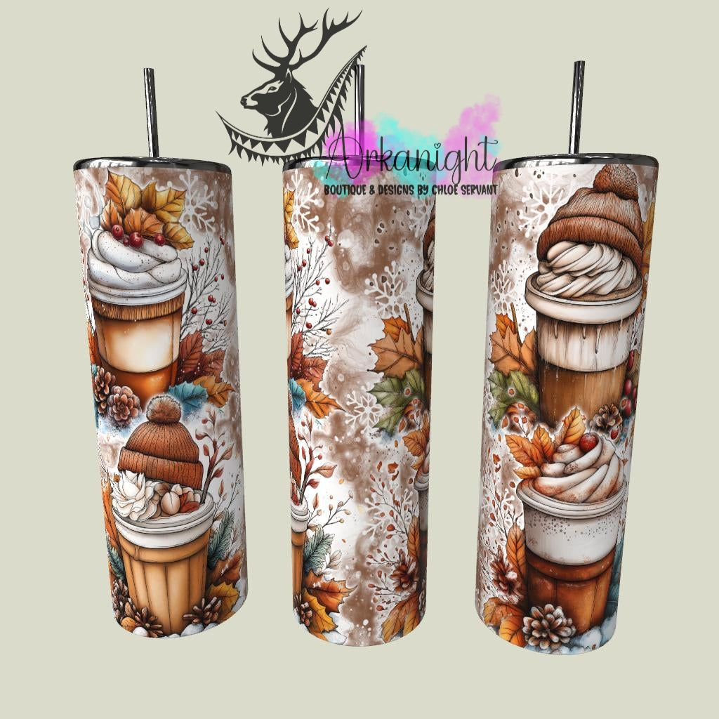 Gourde sur commande - Collection Hiver & Noël 2025 - Café d'hiver