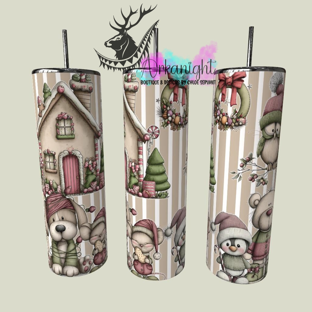 Gourde sur commande - Collection Hiver & Noël 2025 Vintage - 08